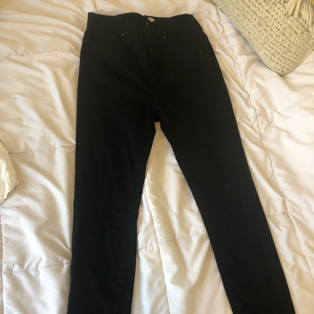 Madewell Curvy Black Skinny Jeans